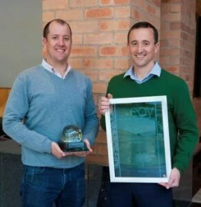 Chris and Andrew Brown are the 2013 Sanlam/Business Partners Entrepreneur of the Year winners.
